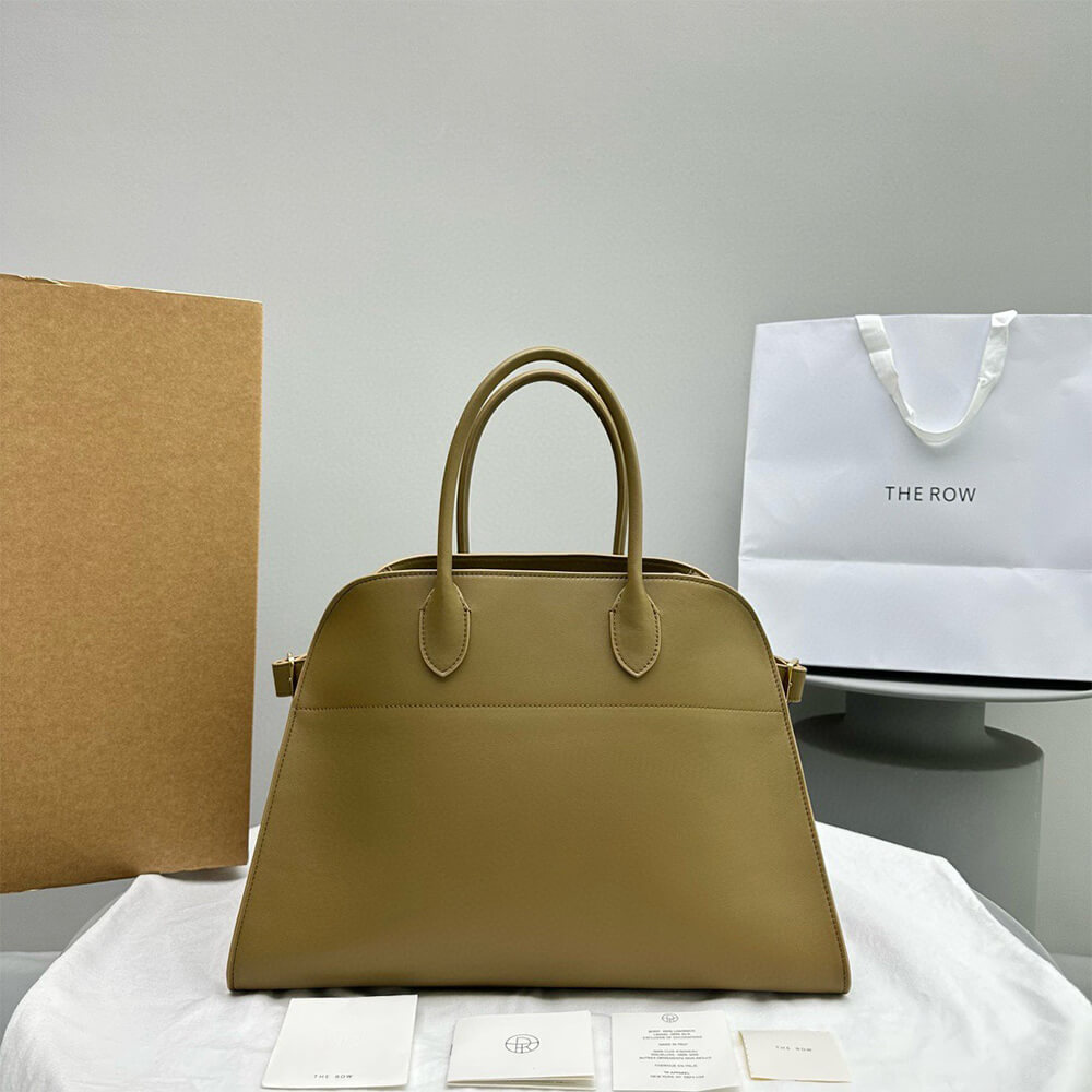 THE ROW  Soft Margaux 15 leather bag(High-end Grade)